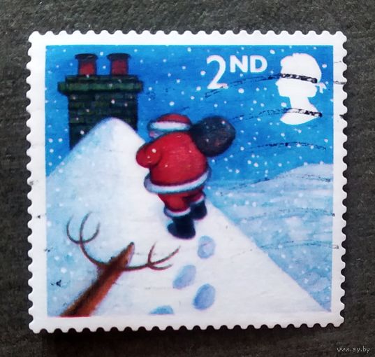 Марка Великобритания Рождество