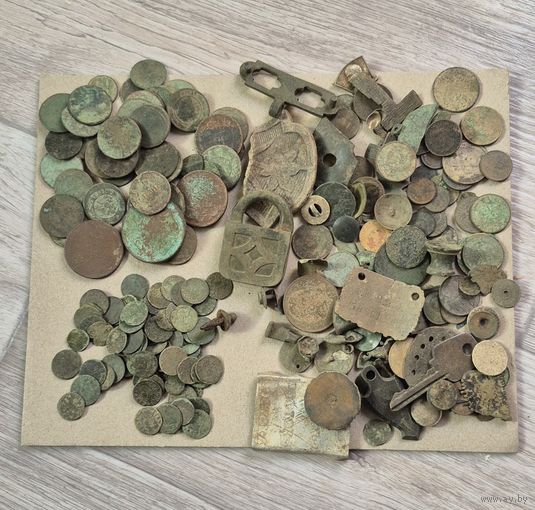 Мега лот КОПАНИНА, много монет и т.д, без минималки не с рубля.