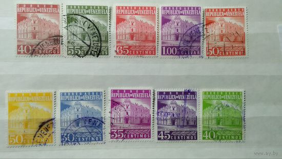 Венесуэла \159ф\ 1958 главпочтамт  авиапочта