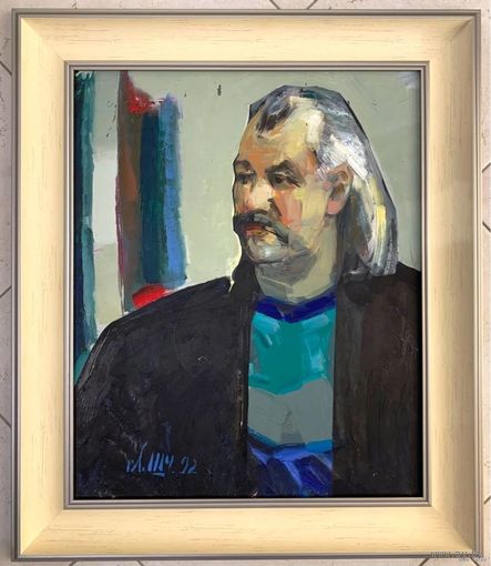 Щемелев Л.Д. "Басалыга", 1992 г.; к/м; 54,5/44,5 см;