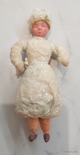 Елочная игрушка. Ватная. Медсестра. Санитарка. СССР.