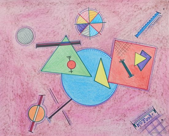 Просто так,  смешанная техника,  2008, Котов Олег