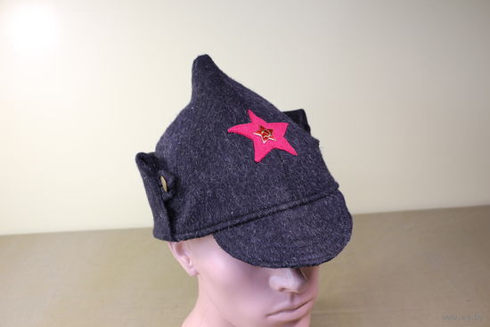 Будёновка с эмалевой звездой, 58 р. Распродажа коллекции вещей. С РУБЛЯ! АУКЦИОН!