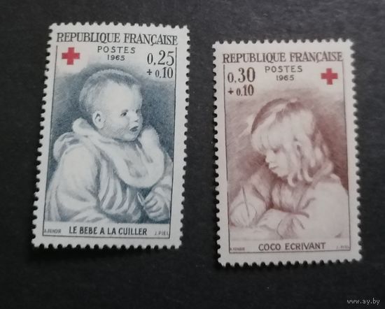 Серия 1965 г. ** красный крест