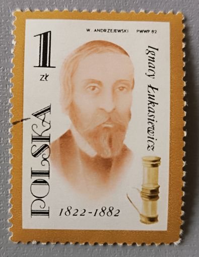 Игнат Лукашевич, фармацевт, химик. Польша, 1982