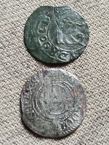 Распродажа - солид 1652-1653гг.,(Ян 2 Казимир);солид(шеляг) 1626г РИГА.,(Густав 2 Адольф)