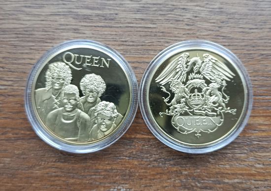 Группа Queen, Фредди Меркури сотоварищи , монета - жетон