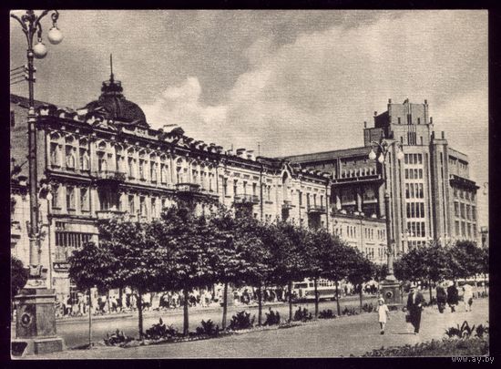 1954 год Киев Крещатик