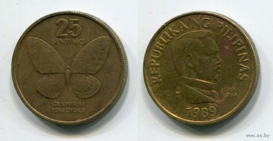 Филиппины. 25 сентимо (1989)