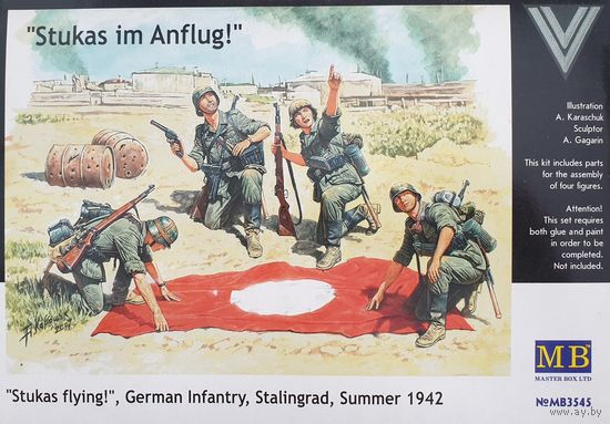 Master Box #3545 1/35 "Stukas flying"  German Infantry  Stalingrad 1942