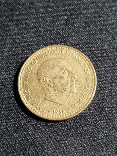 ИСПАНИЯ 1 песета 1966