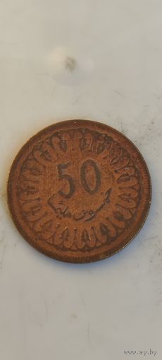 Тунис 50 миллим 1960