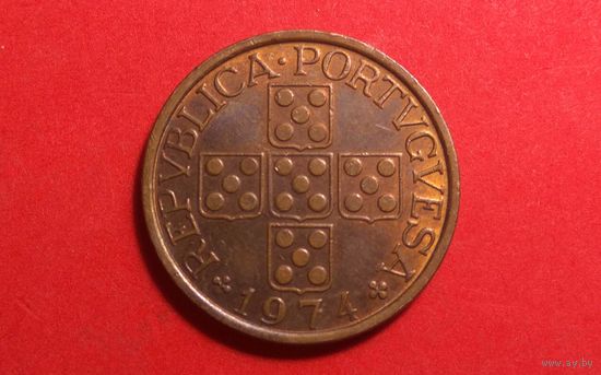 50 сентаво 1974. Португалия. Штемпельный блеск!