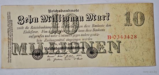 1923 год  Германия 10 000 000