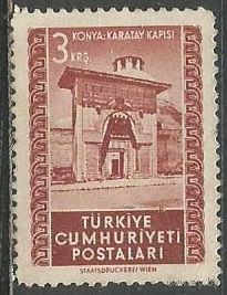 Турция. Портал медресе в Конье. 1952г. Mi#1319.