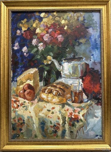 Красовский Е.Е;60/85см;Лотерейная картина. Холст, масло. Размеры: 60х85 см.