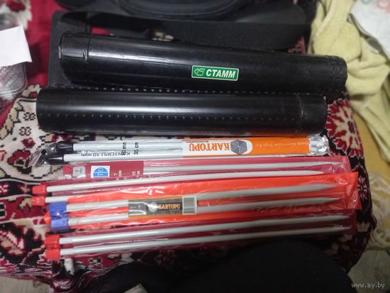 Спицы вязальные в тубусе