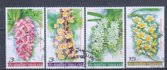 [920] Таиланд 2005. Флора.Цветы.Орхидеи. Гашеная серия.