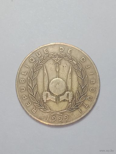 Джибути 20 франков 1999 года .