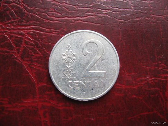 2 цента 1991 года Литва