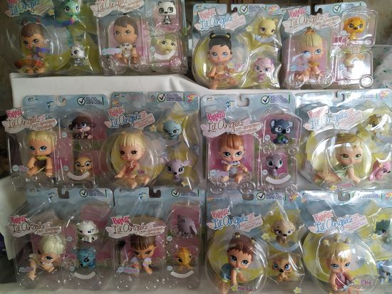 Коллекционерам .Мини Куклы Братц Лил с питомцами(оригинал) ,12 наборов одним лотом,пр-ль MGA Entertainment ,блистерная упаковка не идеальная