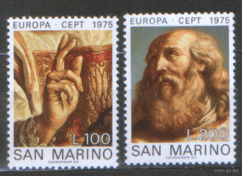 СМ. М. 1088/89. 1975.  Живопись. Europa.  ЧиСт.