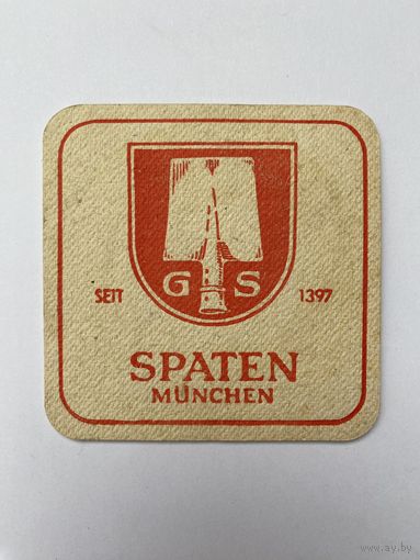 Подставка под пиво Spaten /Германия/ No 1