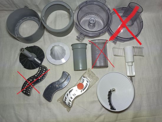 Запчасти для кухонных комбайнов Braun K700-750, K600-650