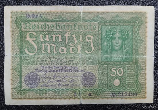 50 марок Германия 1919 г.