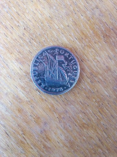 Монеты. Португалия 2.5 эскудо 1978 г.