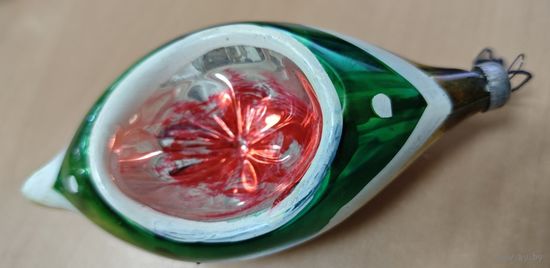 Крупная елочная игрушка, имбирь. СССР.