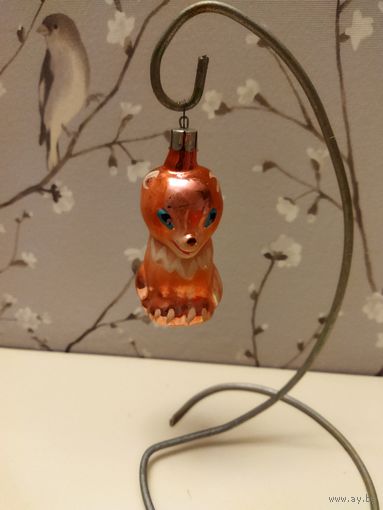 Елочная игрушка лиса