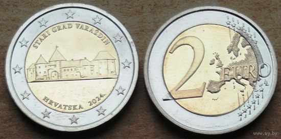 Хорватия 2 евро, 2024 Старый город Вараждин