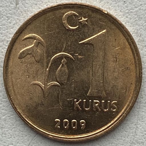 Турция 1 куруш 2009 г.