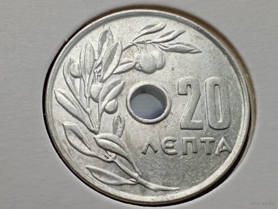 Греция. 20 лепт 1969 в холдере. aUNC