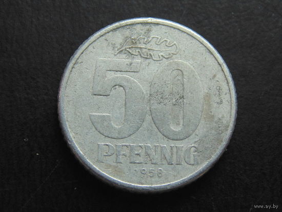 Германия 50 пфеннигов 1958 г.