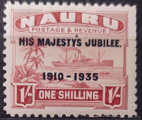 Британские колонии. Науру 1935 г. SG43 MVLH