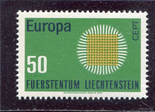 Лихтенштейн. Европа СЕРТ 1970