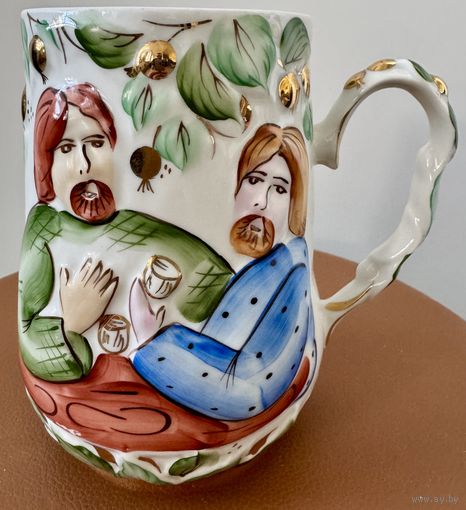 Большая кружка (Добруш) на 1 литр ручная роспись