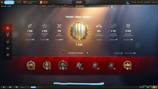 Продам аккаунт Мир Танков(ЛЕСТА)