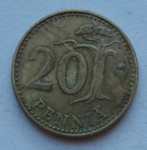 Финляндия 20 пенни 1963 г.