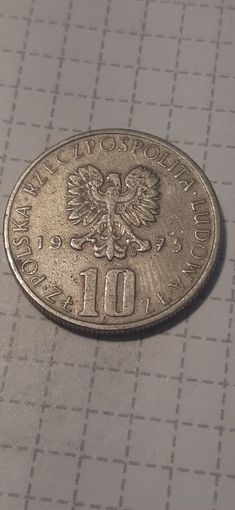 10 злотых Польша 1975 год