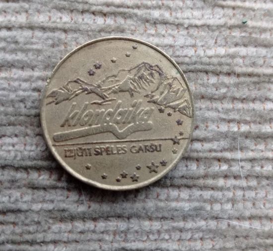 Werty71 Латвия Жетон Токен игровой Клондайк