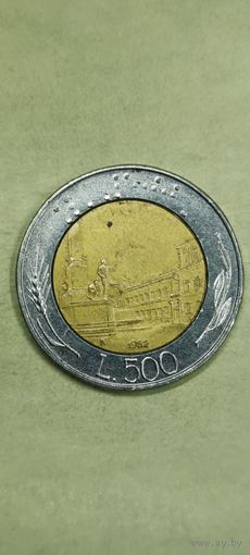 Италия 500 лир 1982