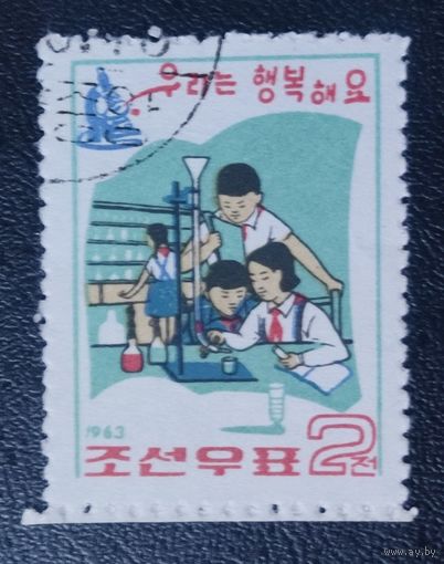 Марка Северная Корея 1963г. 3.9