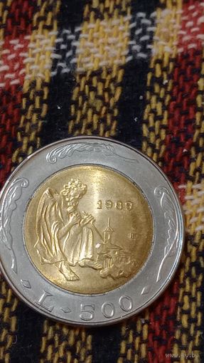 Сан Марино 500 лир 1989