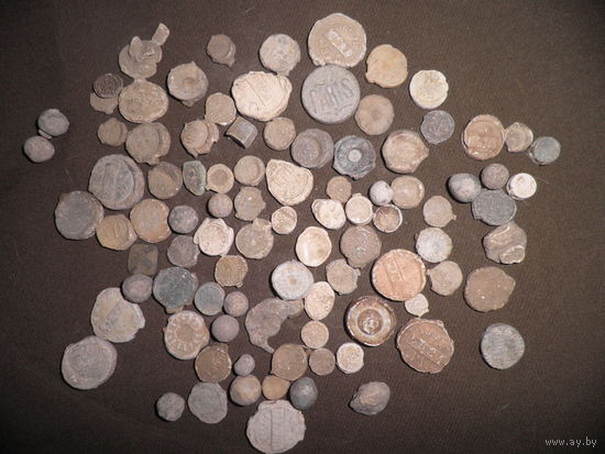 Пломбы разные Российская Империя и не только 80 шт.