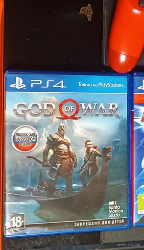Диск PS4 playstation 4 God of War экшн