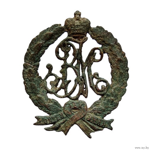 Охтинское техническое училище (Охтен. тех. учил ) кокарда,  знак на пагон, нагрудный знак