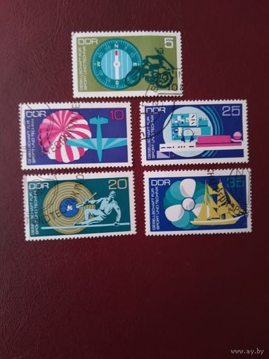 ГДР. 1972г. Технические виды спорта.